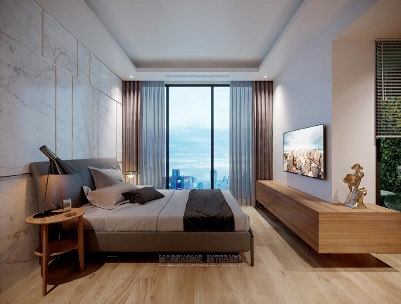 Xu hướng lựa chọn giường ngủ đẹpđược các gia đình trẻ hiện nay lựa chọn Mẫu nội thất chung cư đẹp