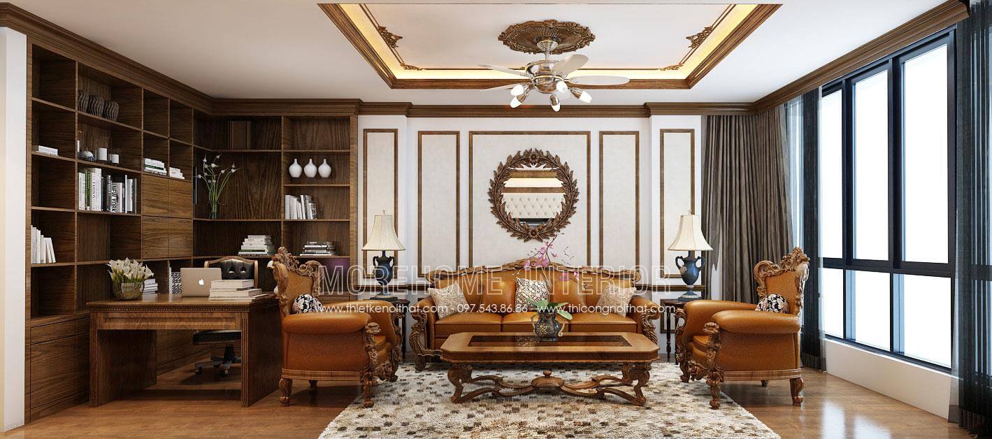 Sofa biệt thự tân cổ điển Sofa biệt thự tân cổ điển
