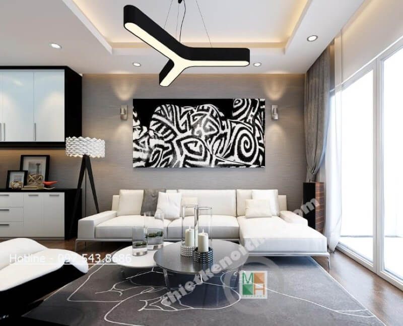. Mẫu sofa góc được thiết kế đơn giản nhưng vẫn đảm bảo tính năng sử dụng, tạo cho người sử dụng cảm giác ổn định và an toàn.